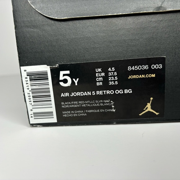 Air Jordan 5 Retro OG BG - Picture 6 of 11